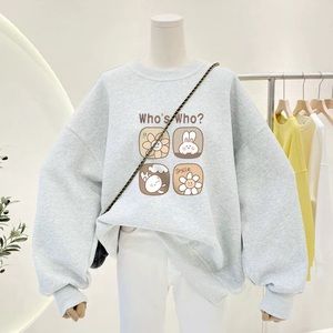 Women fun creative oversized sweatshirt size medium